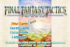 Final Fantasy Tactics Advance