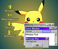 Pikachu Desktop Theme1