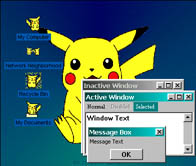 Pikachu Desktop Theme2
